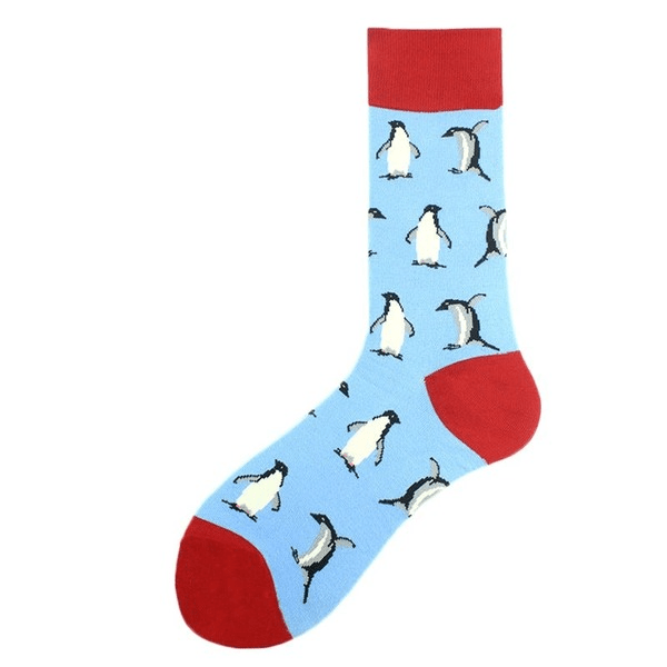 Wholesale Cotton Animal Geometric Fruit Socks Men's Plus Size Long Socks JDC-SK-KAF046 Sock 咖范 Wholesale Jewelry JoyasDeChina Joyas De China