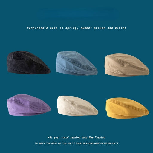 Wholesale Cotton Beret Thin Octagon Hat JDC-FH-Muxia010 Fashionhat 沐夏 Wholesale Jewelry JoyasDeChina Joyas De China