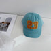 wholesale cotton digital cap JDC-FH-LH079 Fashionhat 旅禾 lake blue Wholesale Jewelry JoyasDeChina Joyas De China