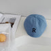 Wholesale cotton forward cap JDC-FH-LH077 Fashionhat 旅禾 blue Wholesale Jewelry JoyasDeChina Joyas De China