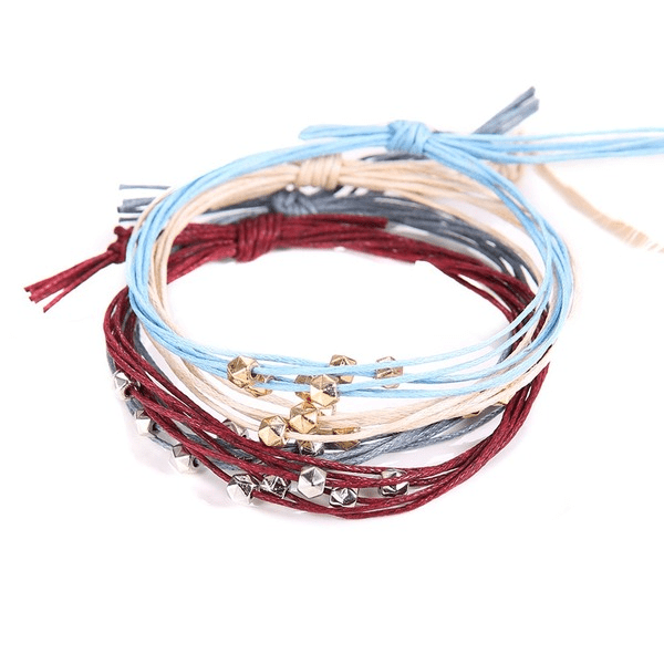 Wholesale cotton rope Beaded multicolor Bracelet JDC-BT-DaiR010 Bracelet 黛仁 Wholesale Jewelry JoyasDeChina Joyas De China
