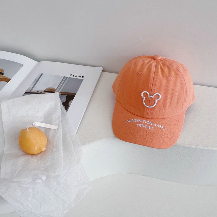 Wholesale Cotton Solid Color Peaked Cap JDC-FH-LH080 Fashionhat 旅禾 orange Wholesale Jewelry JoyasDeChina Joyas De China