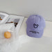 Wholesale Cotton Solid Color Peaked Cap JDC-FH-LH080 Fashionhat 旅禾 purple Wholesale Jewelry JoyasDeChina Joyas De China