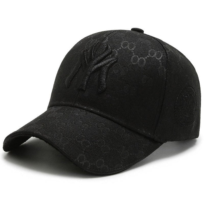 Wholesale Cotton Spring Summer Outdoor Embroidered Baseball Hat JDC-FH-JiaC002 Fashionhat 佳辰 Black adjustable Wholesale Jewelry JoyasDeChina Joyas De China
