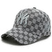 Wholesale Cotton Spring Summer Outdoor Embroidered Baseball Hat JDC-FH-JiaC002 Fashionhat 佳辰 grey adjustable Wholesale Jewelry JoyasDeChina Joyas De China