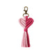 Wholesale Cotton String Zinc Alloy Heart Tassel Keychain JDC-KC-JM001 Keychains 杰米 Wholesale Jewelry JoyasDeChina Joyas De China
