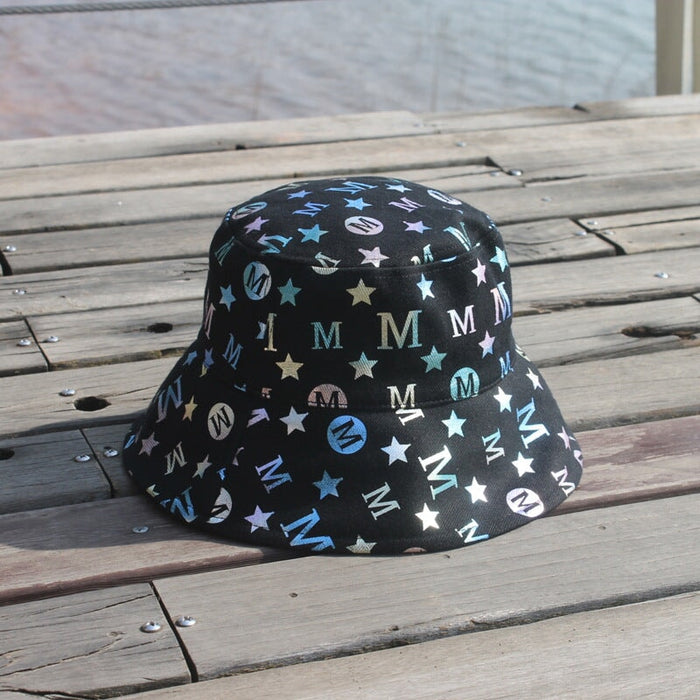 Wholesale cotton sun hat bucket hat JDC-FH-Hanc009 Fashionhat 涵承 black one size Wholesale Jewelry JoyasDeChina Joyas De China
