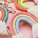 Wholesale Cotton Thread Braided Rainbow Keychain JDC-KC-WS139 Keychains 围颂 Wholesale Jewelry JoyasDeChina Joyas De China