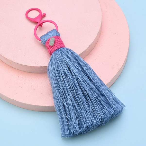 Wholesale cotton thread small hanging ear keychain JDC-KC-WS141 Keychains 围颂 Wholesale Jewelry JoyasDeChina Joyas De China