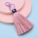 Wholesale cotton thread small hanging ear keychain JDC-KC-WS141 Keychains 围颂 pink Wholesale Jewelry JoyasDeChina Joyas De China