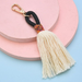 Wholesale cotton thread tassel Lanyard Keychain JDC-KC-WS138 Keychains 围颂 balck Wholesale Jewelry JoyasDeChina Joyas De China