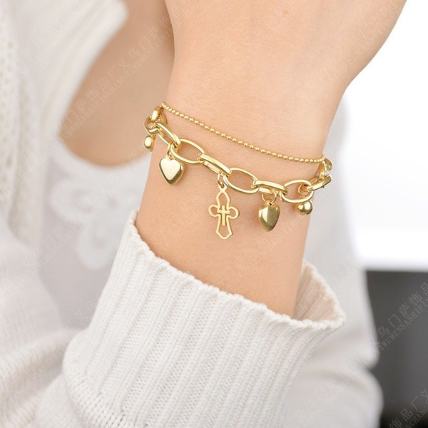 Bulk Jewelry Wholesale cross bracelet  JDC-ST-L006 Wholesale factory from China YIWU China