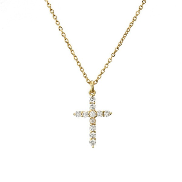 Bulk Jewelry Wholesale Cross pendant necklace JDC-ag121 Wholesale factory from China YIWU China