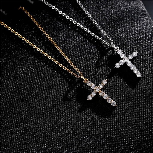 Bulk Jewelry Wholesale Cross pendant necklace JDC-ag121 Wholesale factory from China YIWU China