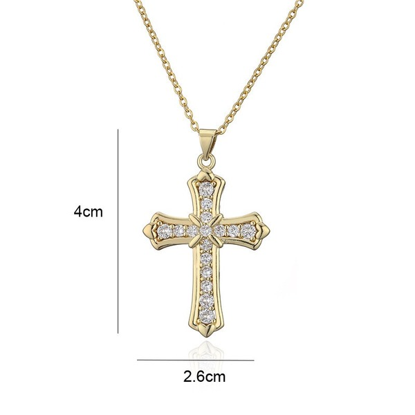 Bulk Jewelry Wholesale Cross pendant necklace JDC-ag136 Wholesale factory from China YIWU China