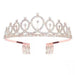 Wholesale Crown White Crystal Alloy Headband JDC-HD-hongh001 Headband 宏宏 rose gold Wholesale Jewelry JoyasDeChina Joyas De China