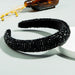 Wholesale crystal fabric sponge headband JDC-HD-YiS004 Headband 镱森 black Wholesale Jewelry JoyasDeChina Joyas De China
