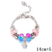Wholesale crystal metal soft pottery diy beaded children's bracelet JDC-BT-WeiY001 Bracelet 唯雅 caisetou 14+5cm Wholesale Jewelry JoyasDeChina Joyas De China