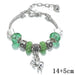 Wholesale crystal metal soft pottery diy beaded children's bracelet JDC-BT-WeiY001 Bracelet 唯雅 green 14+5cm Wholesale Jewelry JoyasDeChina Joyas De China