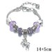 Wholesale crystal metal soft pottery diy beaded children's bracelet JDC-BT-WeiY001 Bracelet 唯雅 purple14+5cm Wholesale Jewelry JoyasDeChina Joyas De China