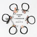 Wholesale Crystal Ocean Blue 6 piece hair ring JDC-HS-DR003 Hair Scrunchies 蒂锐 3 Wholesale Jewelry JoyasDeChina Joyas De China