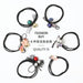 Wholesale Crystal Ocean Blue 6 piece hair ring JDC-HS-DR003 Hair Scrunchies 蒂锐 4 Wholesale Jewelry JoyasDeChina Joyas De China