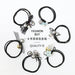Wholesale Crystal Ocean Blue 6 piece hair ring JDC-HS-DR003 Hair Scrunchies 蒂锐 5 Wholesale Jewelry JoyasDeChina Joyas De China