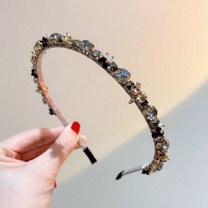 Wholesale crystal rhinestone hair band JDC-HD-CR001 Headband 楚柔 14 Wholesale Jewelry JoyasDeChina Joyas De China