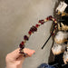 Wholesale Crystal Rhinestone Hair Band JDC-HD-CR002 Headband 楚柔 49 Wholesale Jewelry JoyasDeChina Joyas De China