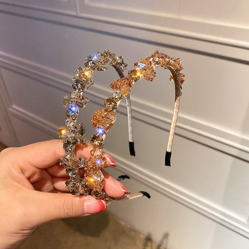 Wholesale Crystal Rhinestone Hair Band JDC-HD-CR002 Headband 楚柔 Wholesale Jewelry JoyasDeChina Joyas De China