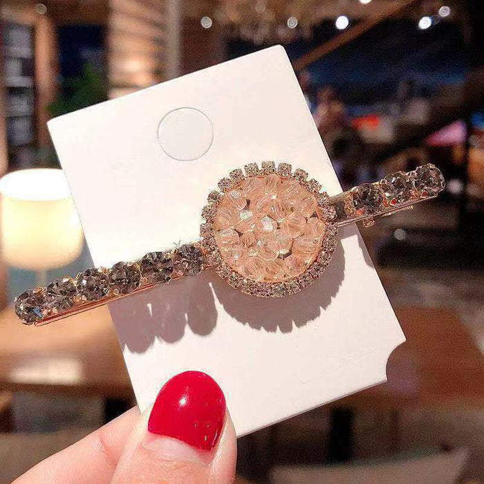 Wholesale Crystal Rhinestone hairpins bangs hair clips JDC-HC-ShiX002 Hair Clips 诗弦 2# Wholesale Jewelry JoyasDeChina Joyas De China