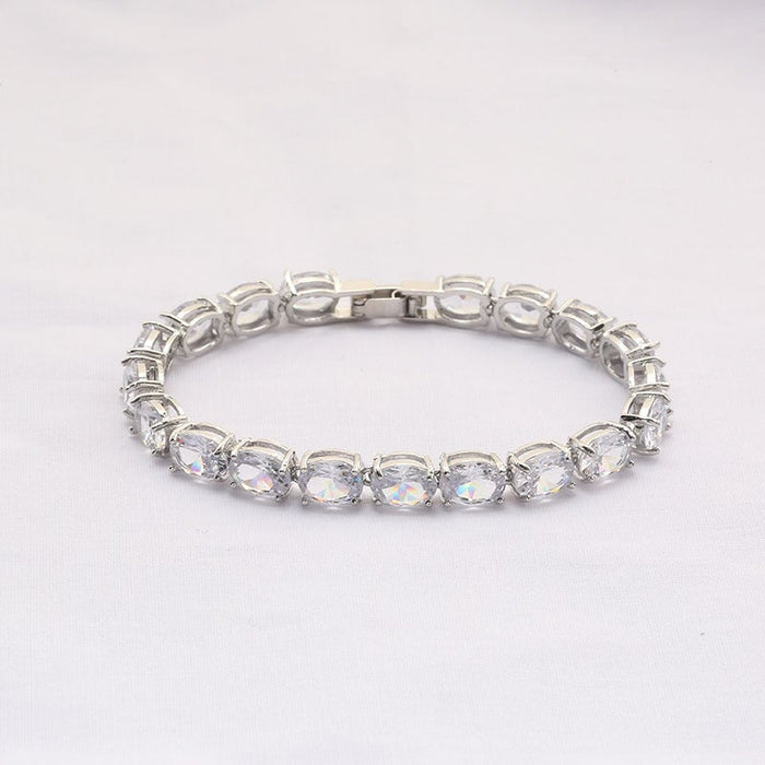 Wholesale crystal zircon rose gold color bracelet MOQ≥2 JDC-BT-Kas007 Bracelet 卡诗 Wholesale Jewelry JoyasDeChina Joyas De China