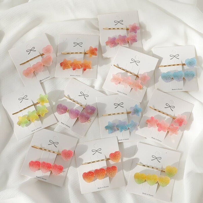 Wholesale cute children's fun soft candy hair clips JDC-HC-ShiX001 Hair Clips 诗弦 Wholesale Jewelry JoyasDeChina Joyas De China