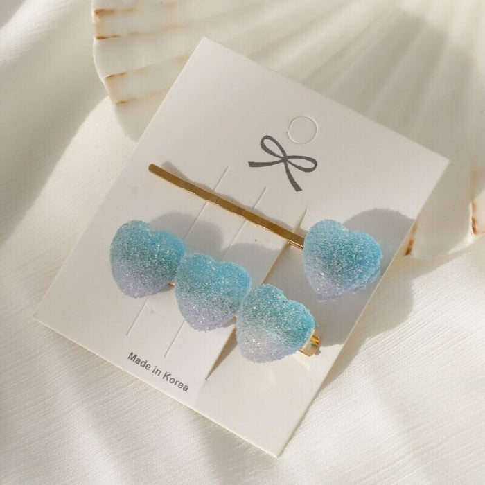Wholesale cute children's fun soft candy hair clips JDC-HC-ShiX001 Hair Clips 诗弦 bule Wholesale Jewelry JoyasDeChina Joyas De China