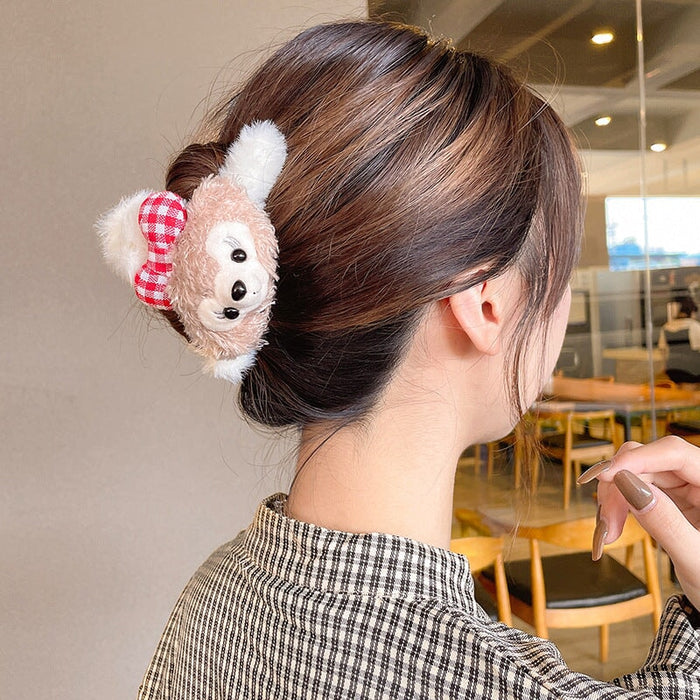 Wholesale cute plush hair clip (F)JDC-HC-XiY001 Hair Clips 昕越 Wholesale Jewelry JoyasDeChina Joyas De China