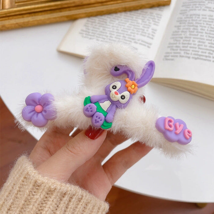 Wholesale cute plush hair clip (F)JDC-HC-XiY001 Hair Clips 昕越 8968E Wholesale Jewelry JoyasDeChina Joyas De China