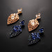 Wholesale cutout crystal tassel earrings JDC-ES-GSDB037 Earrings 丹比华比 Wholesale Jewelry JoyasDeChina Joyas De China