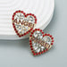 Wholesale cutout heart alloy rhinestone earrings JDC-ES-HEM005 Earrings 和鸣 Wholesale Jewelry JoyasDeChina Joyas De China