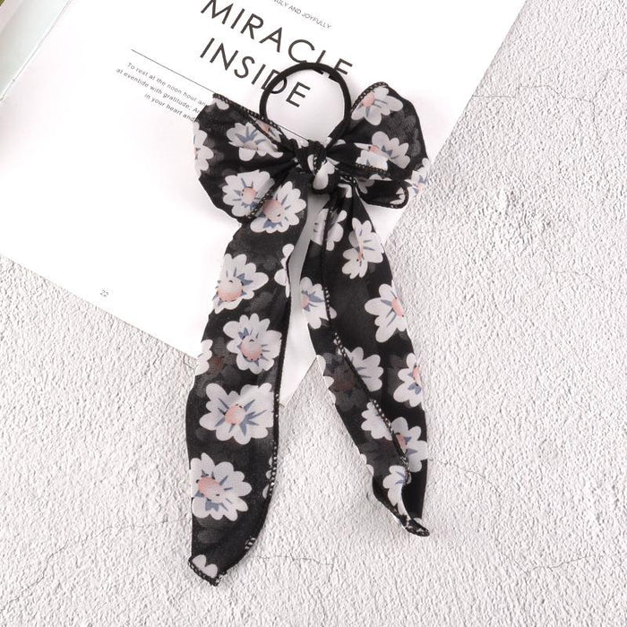 Bulk Jewelry Wholesale daisy bow Hair Scrunchies JDC-HS-K035 Wholesale factory from China YIWU China