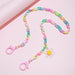 Wholesale Daisy Candy Color Acrylic Lanyard Mask Chain JDC-MC-ZhanY008 Maskchain 展言 Oval buckle Wholesale Jewelry JoyasDeChina Joyas De China