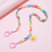 Wholesale Daisy Candy Color Acrylic Lanyard Mask Chain JDC-MC-ZhanY008 Maskchain 展言 Shaped buckle Wholesale Jewelry JoyasDeChina Joyas De China