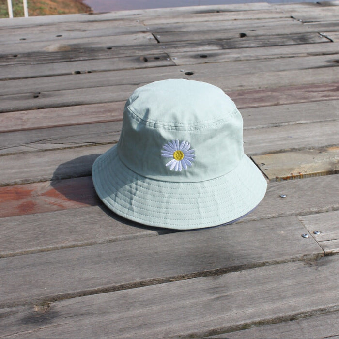 Wholesale daisy fisherman outdoor visor JDC-FH-Hanc004 Fashion hat 涵承 Light green Wholesale Jewelry JoyasDeChina Joyas De China