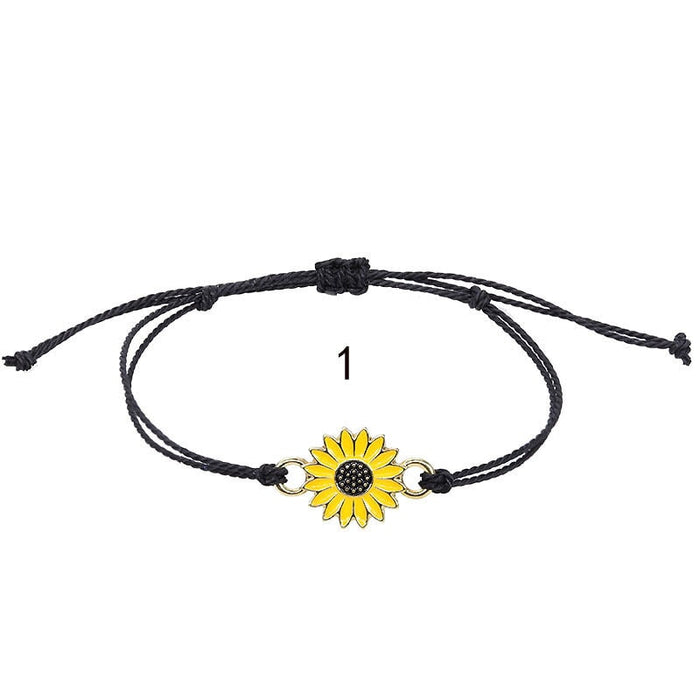Wholesale Daisy Wax Line Braided Bracelet JDC-BT-Yiye006 Bracelet 益烨 1 Wholesale Jewelry JoyasDeChina Joyas De China