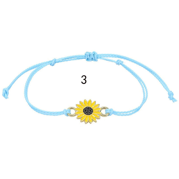 Wholesale Daisy Wax Line Braided Bracelet JDC-BT-Yiye006 Bracelet 益烨 3 Wholesale Jewelry JoyasDeChina Joyas De China