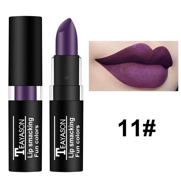 Wholesale dark white nude vampire olive green black purple Halloween retro lipstick JDC-MK-XuQ004 lipstick 徐芹 11 Wholesale Jewelry JoyasDeChina Joyas De China