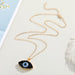 Wholesale Demon Eye Plastic Resin Necklace MOQ≥6 JDC-NE-Juej002 Necklaces 觉际 Wholesale Jewelry JoyasDeChina Joyas De China