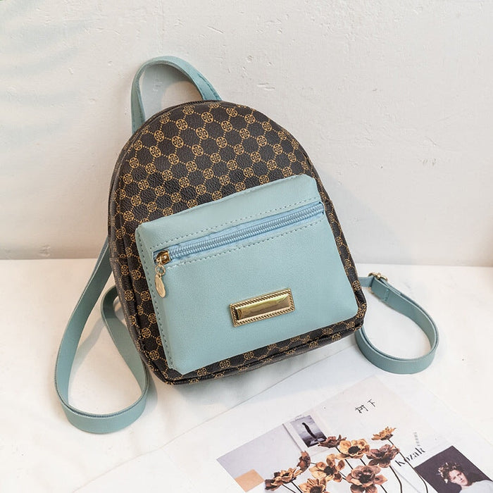 Wholesale design print contrast Backpack Bags JDC-BP-Xinc002 Backpack Bags 狮岭鑫 ALN Wholesale Jewelry JoyasDeChina Joyas De China