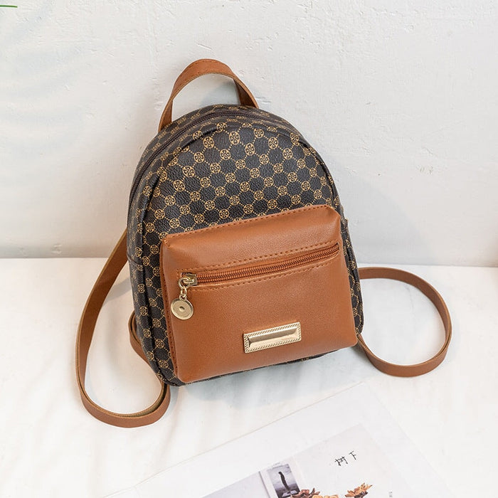 Wholesale design print contrast Backpack Bags JDC-BP-Xinc002 Backpack Bags 狮岭鑫 ZON Wholesale Jewelry JoyasDeChina Joyas De China