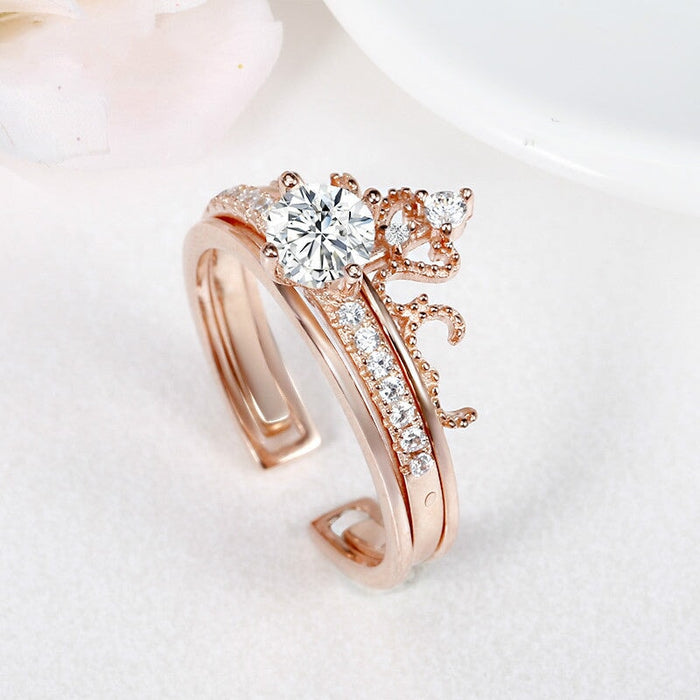 Wholesale detachable crown rings JDC-RS-NS006 Rings 尼森 Wholesale Jewelry JoyasDeChina Joyas De China