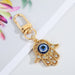 Wholesale Devil's Eye Alloy Keychain MOQ≥6 JDC-KC-Juej001 Keychains 觉际 12 Wholesale Jewelry JoyasDeChina Joyas De China